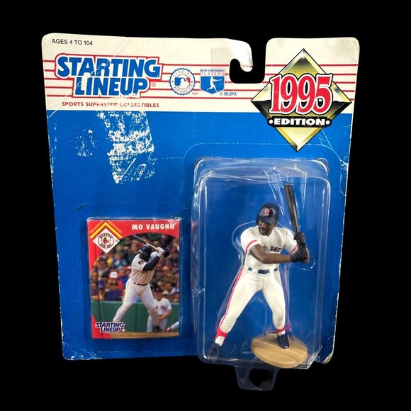 Starting Lineup 1995 Edition Mo Vaughn MLB Action Figure & Card - Picture 1 of 6